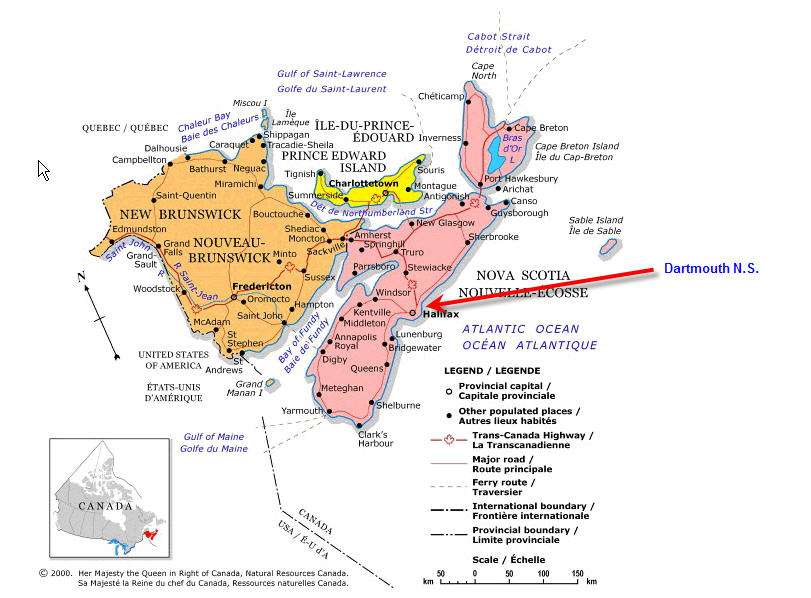 Maritimes Map